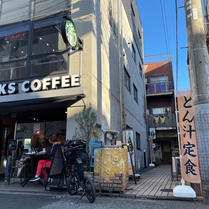 路地をお進みください