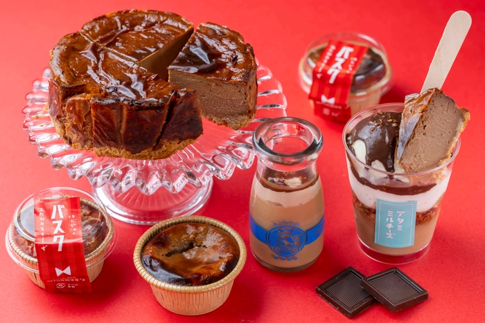 今年の冬は、チョコ尽くし!「半熟チョコバスク」や「パフェバスク チョコ」が登場