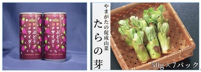 山形ぶどうサイダー　たらの芽