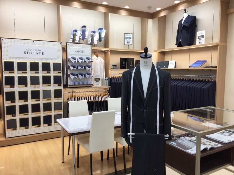 クオリティオーダー・SHITATE(シタテ)、「洋服の青山」40店に新導入