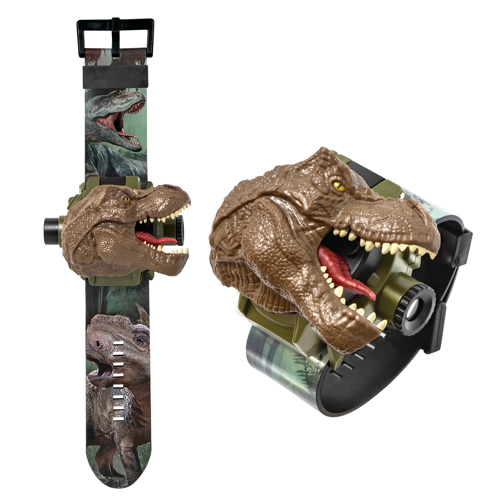 ダイナソープロジェクターウォッチ (ティラノサウルス/ブラウン)