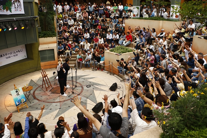 野外フリーライブ 昨年の様子