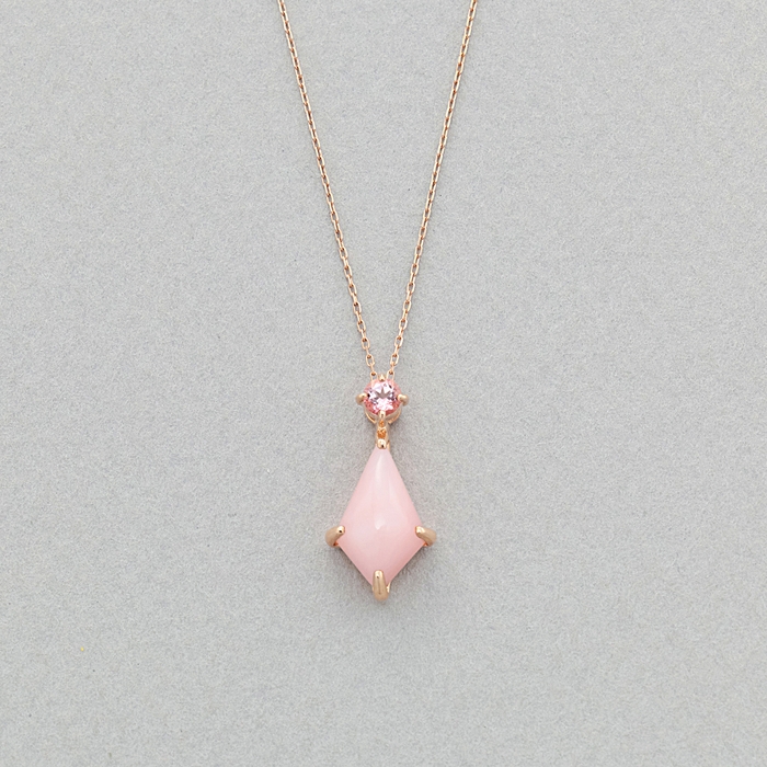 K10PG NECKLACE /PINK OPAL, TOPAZ \27,500(税込)