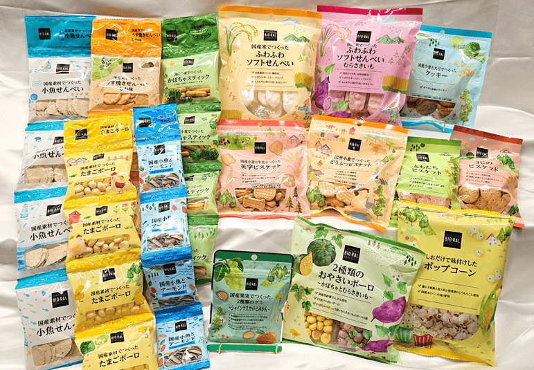 お子様に安心できるおやつを！
自然派PB「BIO-RAL」から“子ども菓子シリーズ”が誕生！
