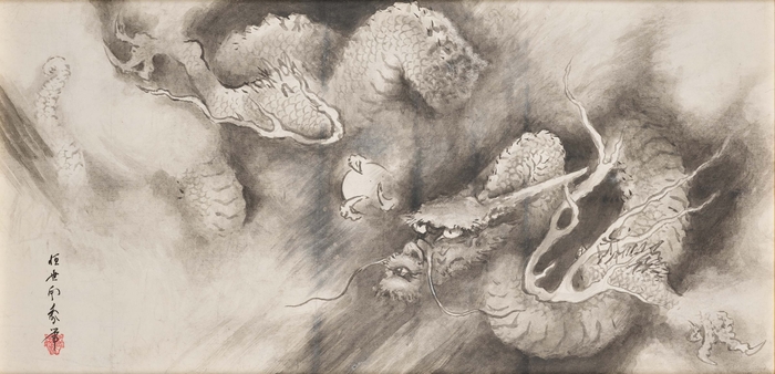 堂本印象 「蒼龍(小下絵)」 1933年 京都府立堂本印象美術館蔵