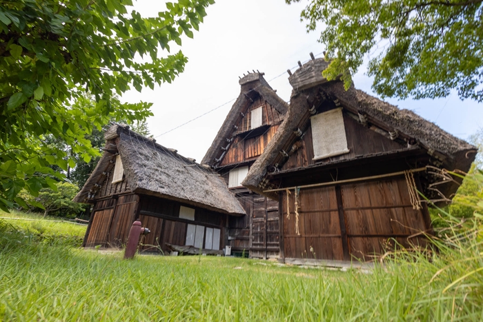 飛騨白川の合掌造り民家(外観)(イメージ)