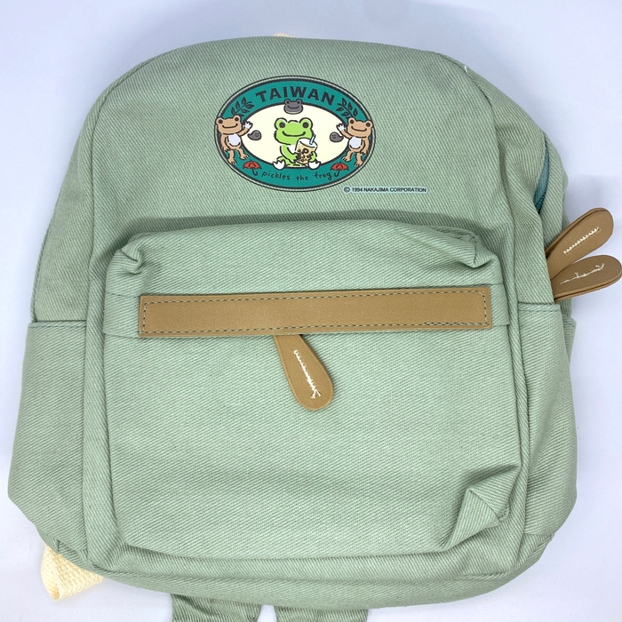 pickles the frog×TAIWAN リュック(緑)