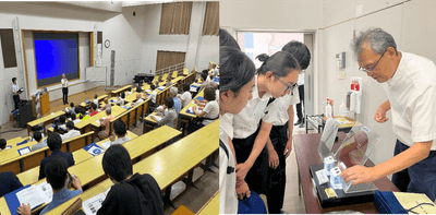 令和7年（2025年）7月開催の「第1回市民公開講座」の様子