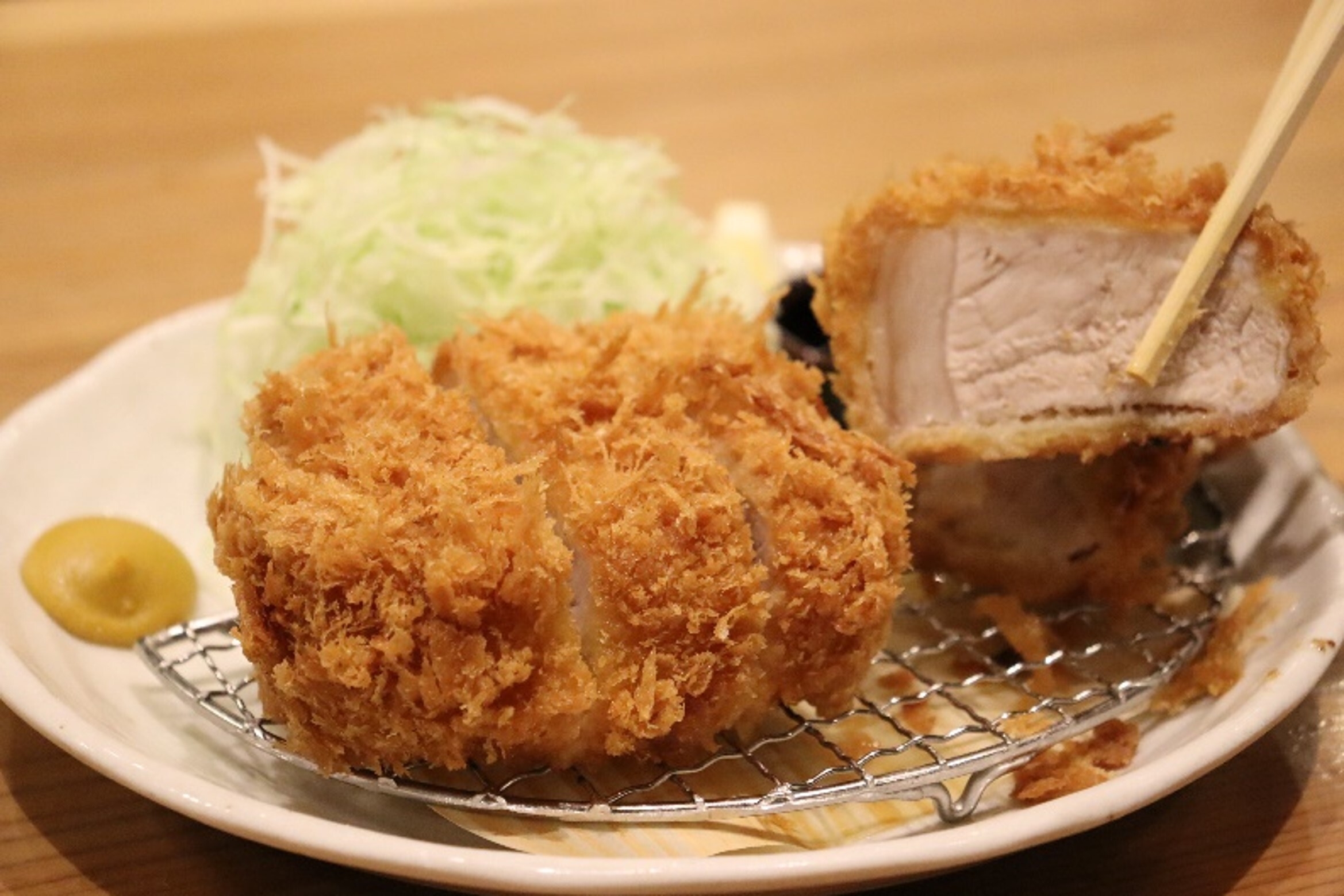 万心旬菜 いなよし『ロースかつ定食』