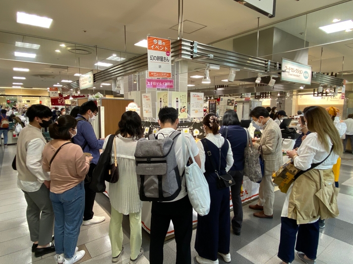 前回の北千住マルイ出店時の様子