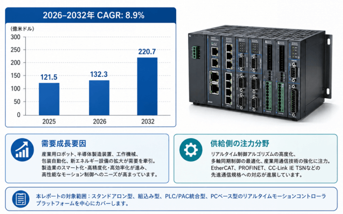 世界リアルタイムモーションコントローラ市場レポート2026-2032：企業ランキング、価格動向、売上推移、今後の見通し