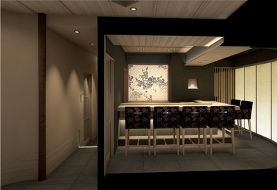 「鮨 銀座おのでら 弟本店」内観イメージ２