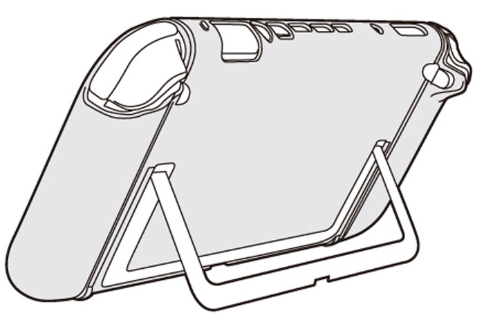 背面スタンド使用イメージ