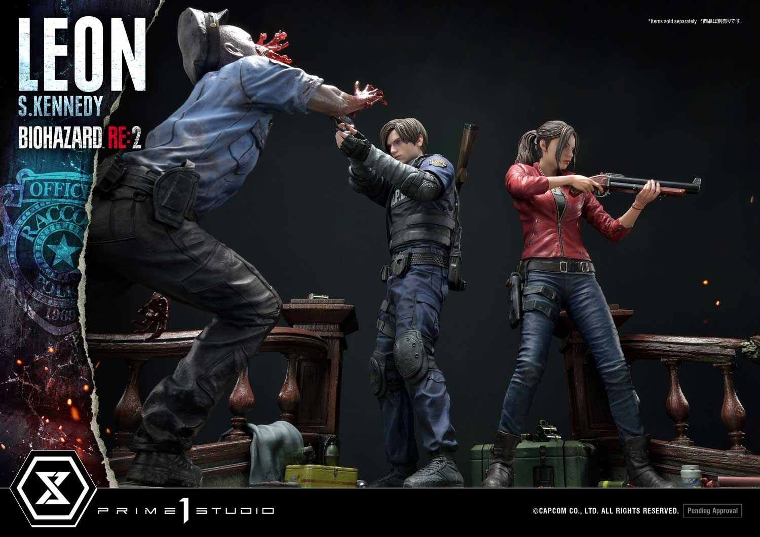 バイオハザードRE:2』より、主人公の一人「レオン・S・ケネディ」が