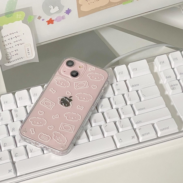 youmalang pattern jell-hard phone case