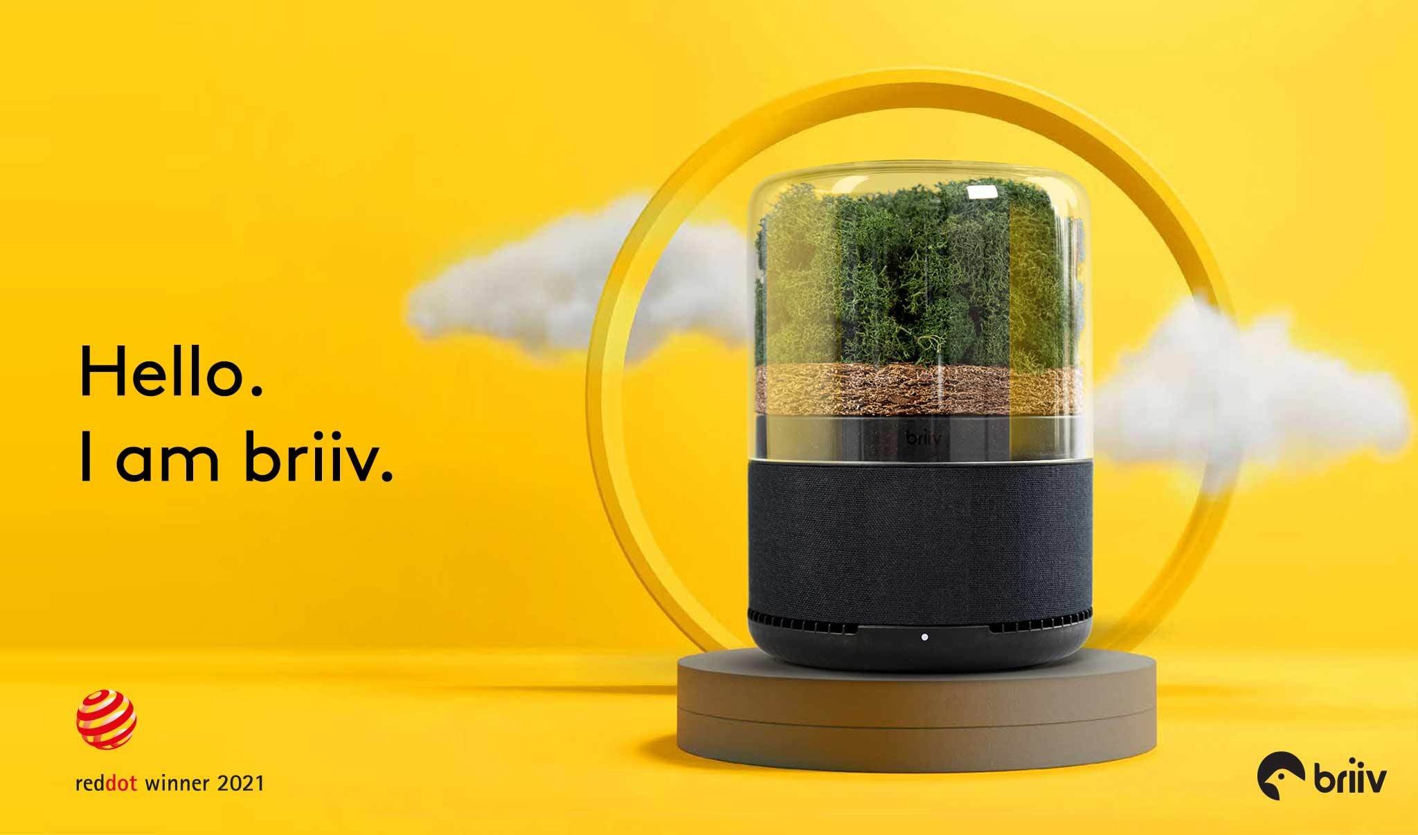 観葉植物3千個分。サステイナブルな小型空気清浄機 「Briiv」を 