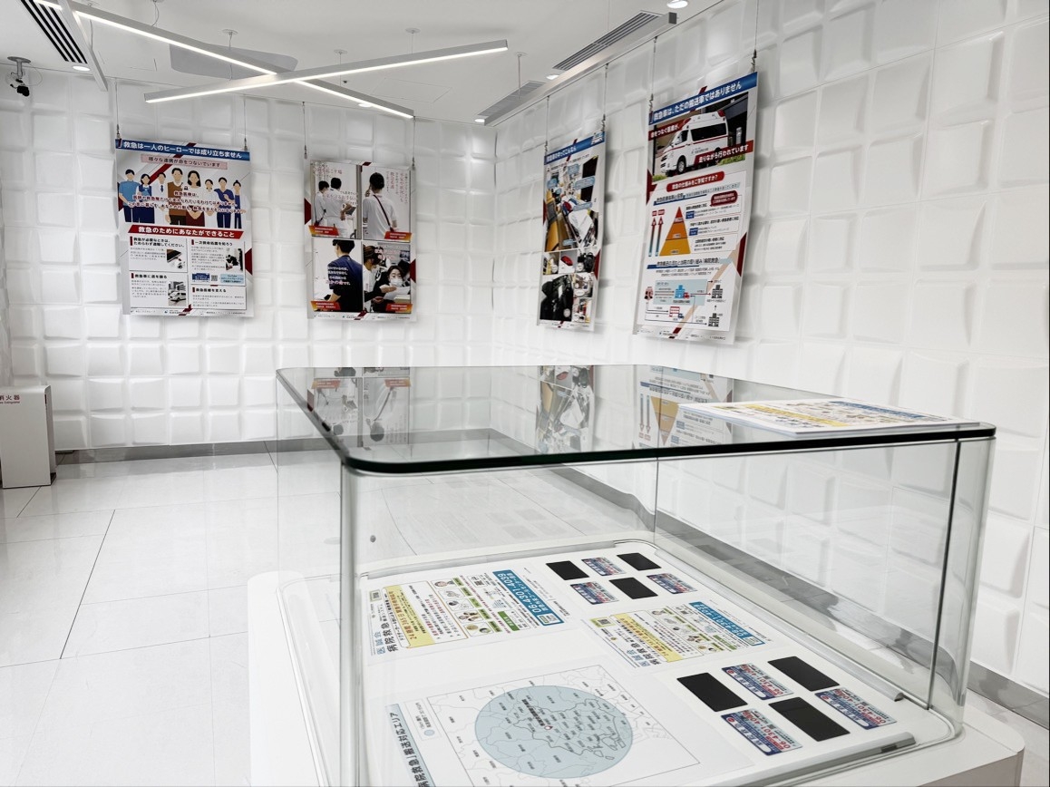 救急医療を可視化する企画展を大阪市内病院で開催