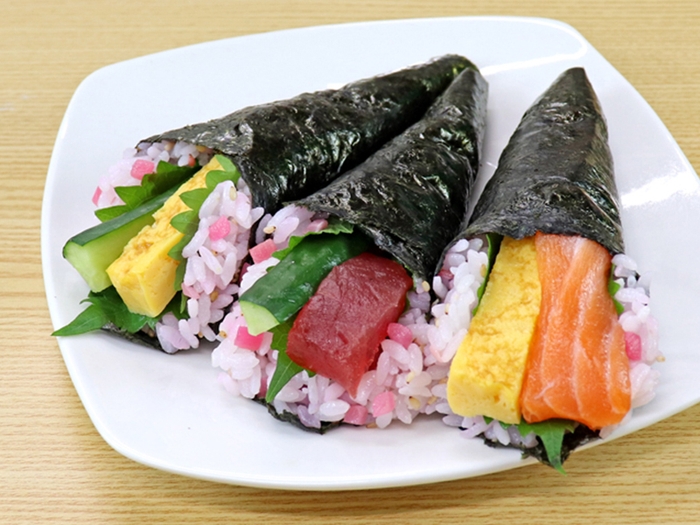 調理例)手巻き寿司