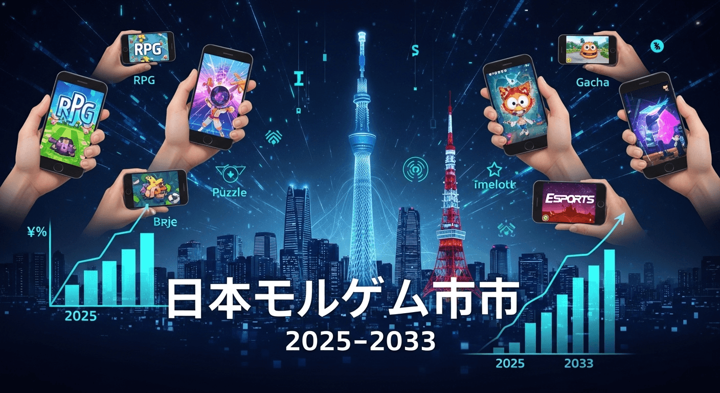 日本モバイルゲーム市場規模、成長、トレンド予測 2025～2033