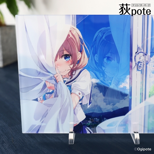 アクリルアート(クリア) 青透