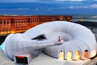 ▲大阪・関西万博のパビリオン“PASONA NATUREVERSE”