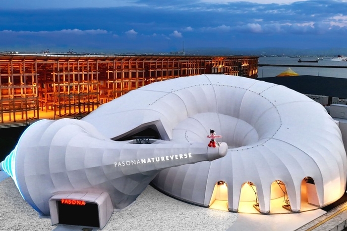 ▲大阪・関西万博のパビリオン“PASONA NATUREVERSE”