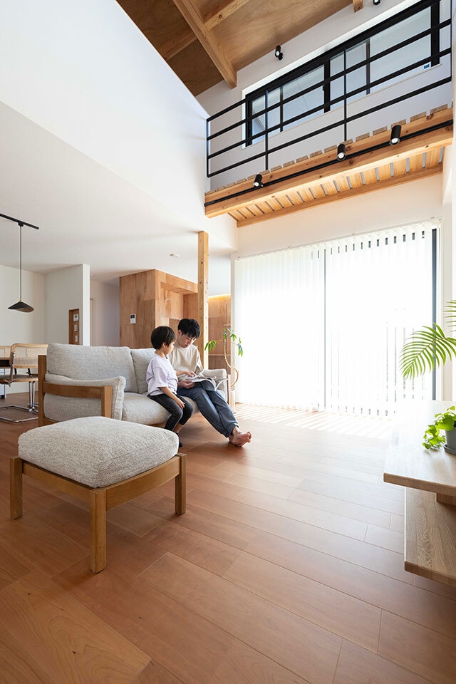 リビングとつながるプライベート屋外空間03