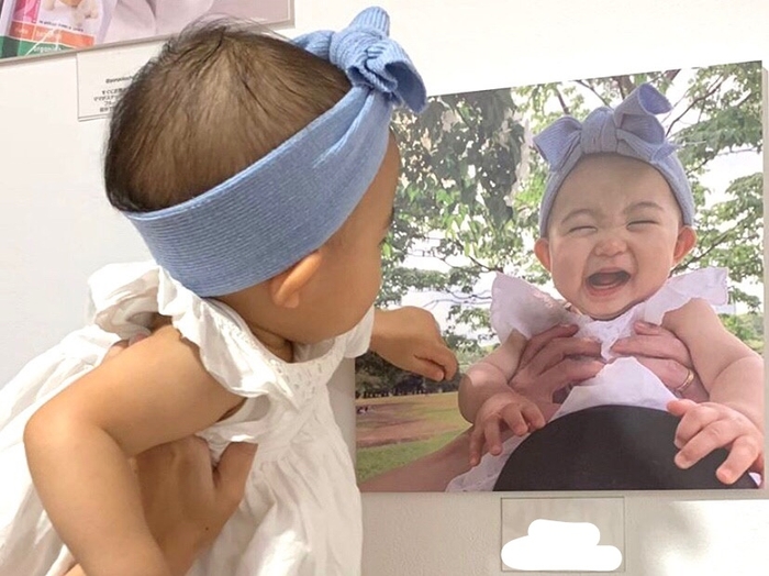 写真と同じお洋服でご来場