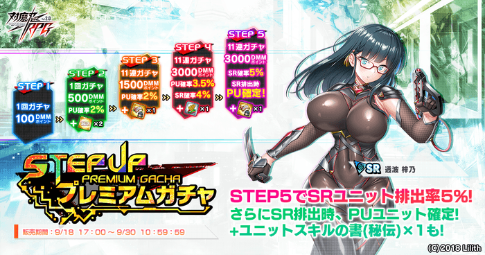 ステップアッププレミアムガチャ