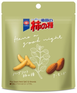 『40g 亀田の柿の種 ハーブソルト＆アーモンド』