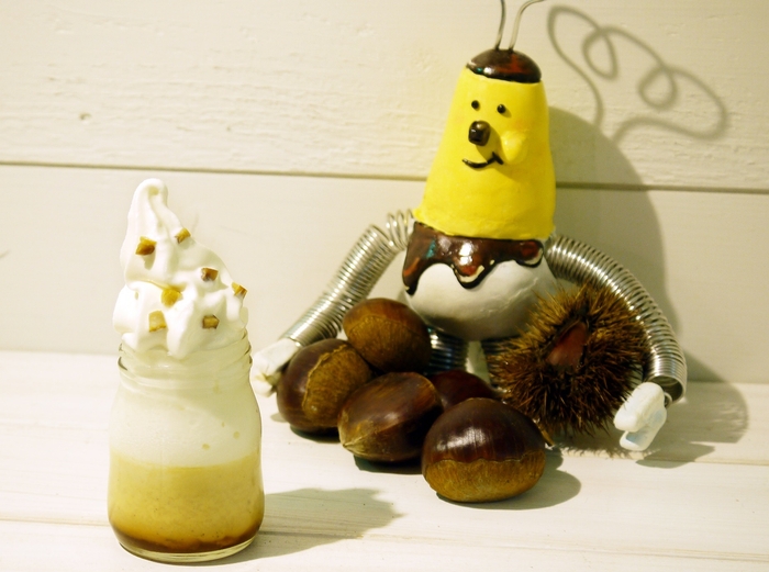 栗のプリンソフト