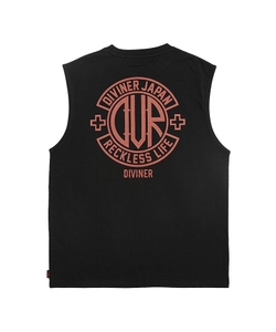 Clique Logo Nosleeve(ブラック/レッド)