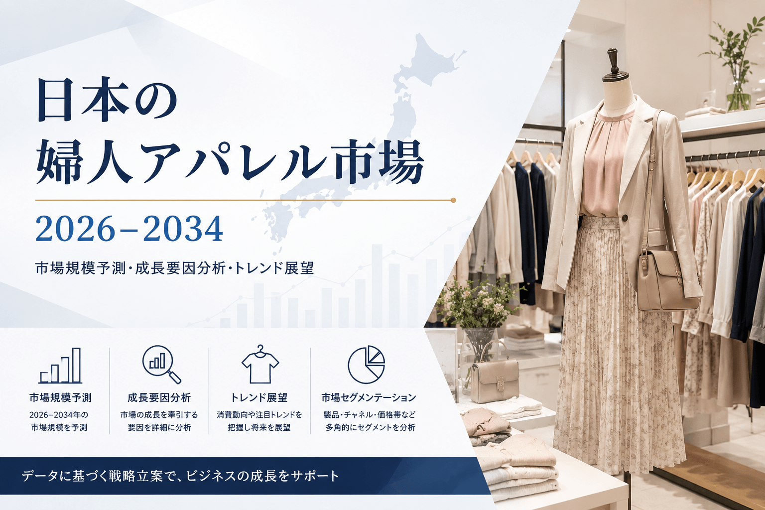 日本の女性用アパレル市場：成長、シェア、トレンド、需要、および2026年〜2034年の予測