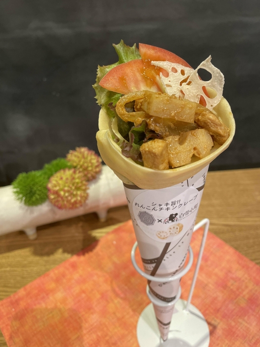 佐倉東_佐倉れんこんクレープ開発