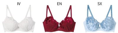 品番：BUN206　サイズ：B,C,D,E,F / 65,70,75　カラー：IV / EN / SX　価格：¥6,050(税込)