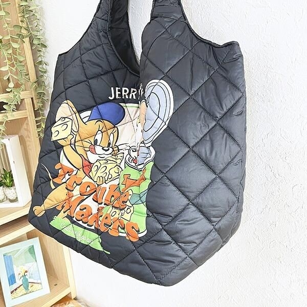 トムとジェリーの中綿トートバッグ