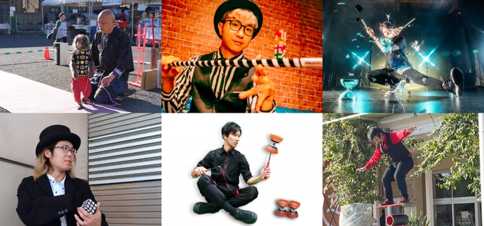 道の駅常総に大人気の6組の大道芸人が集結