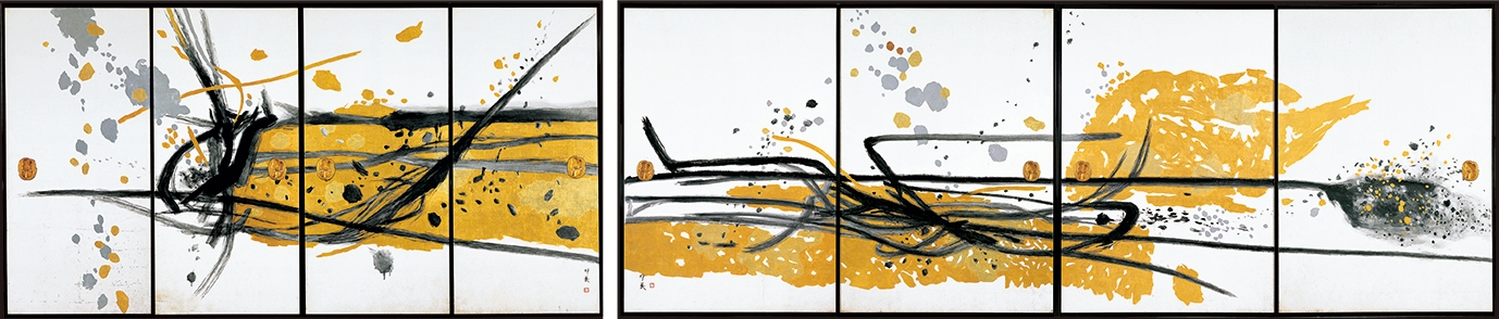 堂本印象 瀬戸内海(全8面)1963年 高知・竹林寺(前期展示)