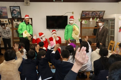 子どもたちから元気な声が上がります