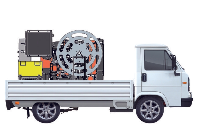 小型排水ポンプ車・排水ポンプユニット(※パネル展示のみ)