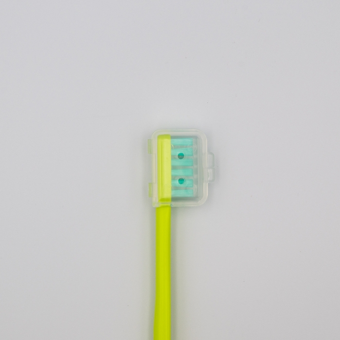 通気孔付きキャップで衛生面にも配慮