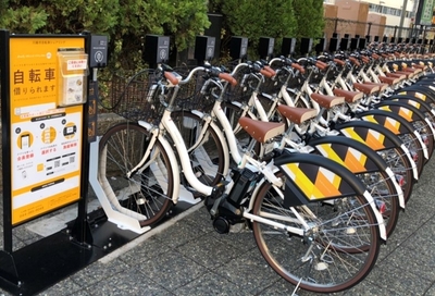 HELLO CYCLINGのステーションの設置イメージ