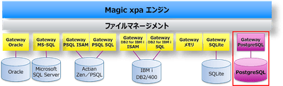 マルチDB対応のMagic xpa