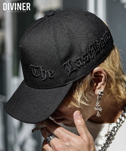【Black Letter】Embroidery Last Bone Cap