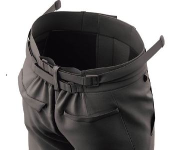 ▲滑車を応用した構造の骨盤ベルト