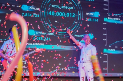 4000万回レッスン突破の瞬間