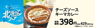 チーズソースキーマカレー　販促画像
