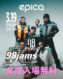 3月19日(木) 98jams CLUB TOUR