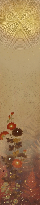 「彼方の光(菊)」W18×D26×H90.2cm