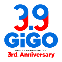 「GiGO（ギーゴ）」誕生から3月9日で3周年！ 「3.9 GiGO(サンキュー　ギーゴ)」3周年キャンペーンを開催